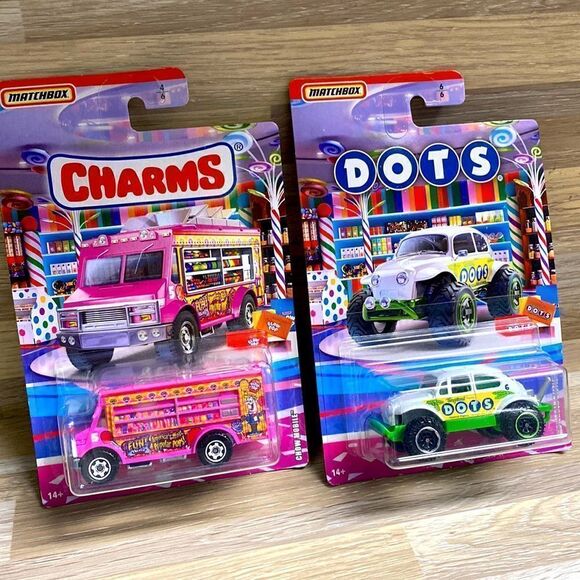 Matchbox DOTS Volkswagen Beetle 4x4 Diecast 1/64 - Picture 4 of 4